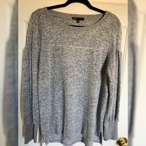 Gibson Balloon Sleeve Brushed Knit Tunic